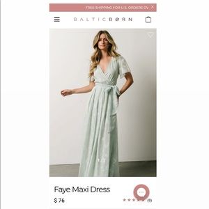 Faye Maxi Dress - Baltic Born